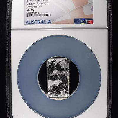 2023-P $1 AUSTALIA DRAGON NGC MS69 EARLY RELEASE