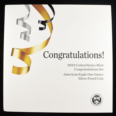 2023 AMERICAN SILVER EAGLE CONGRATS SET