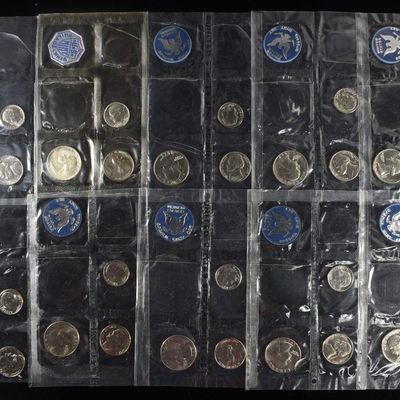 (10) SMS SETS MISSING 50C & 1C
