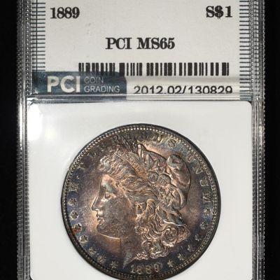 1889 MORGAN DOLLAR PCI GEM BU