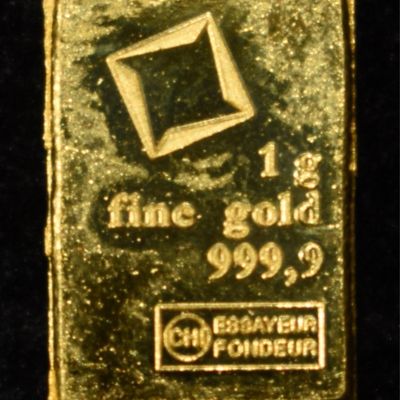 1 GRAM .9999 GOLD BAR