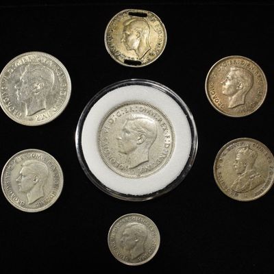 AUSTRALIAN SILVER COIN LOT 92.5% ASW 1.42