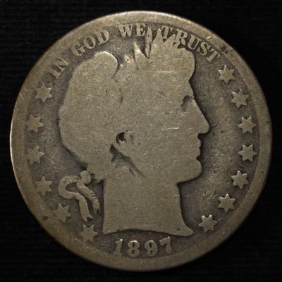 1897-O BARBER HALF DOLLAR AG/G
