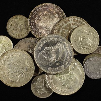 MEXICO SILVER COIN LOT ASW 1.03
