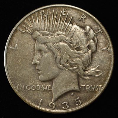 1935-S PEACE DOLLAR VF