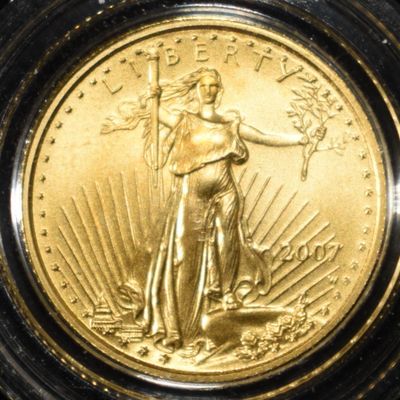 2007 1/10 OZ GOLD LIBERTY