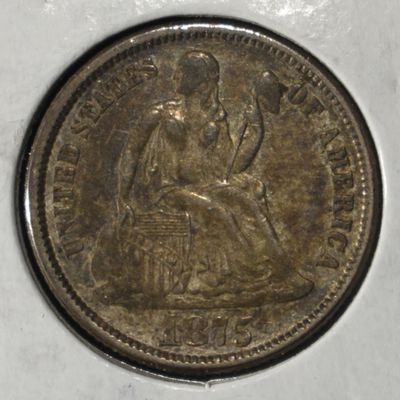 1875 LIBERTY SEATED DIME LOVELY ORIG UNC