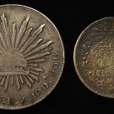 MEXICO SILVER COIN LOT 80% & 90.3% ASW 1.11