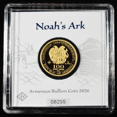 2026 ARMENIA 1 GRAM GOLD NOAH'S ARK