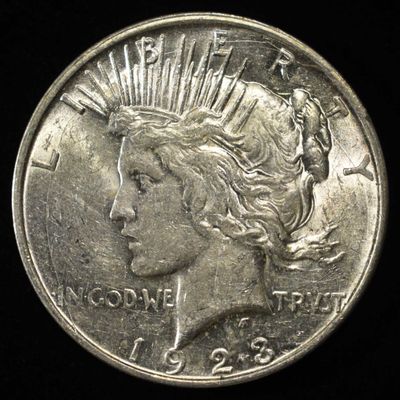 1923-D PEACE DOLLAR AU/BU