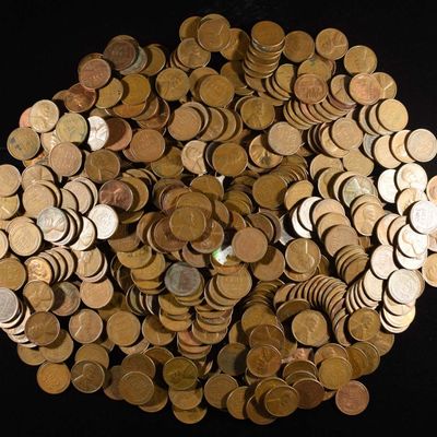 (500) 40'S & 50'S WHEAT CENTS
