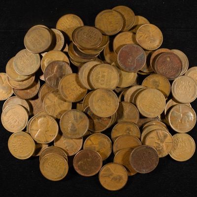 (94) WHEAT CENTS FROM THE 20'S
