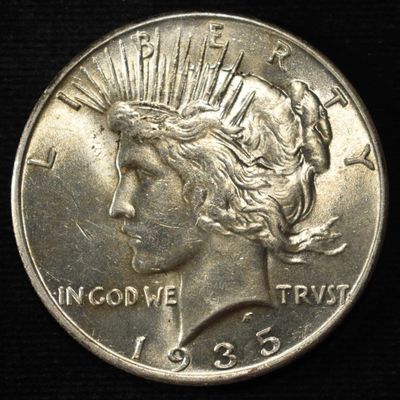 1935 PEACE DOLLAR CH BU