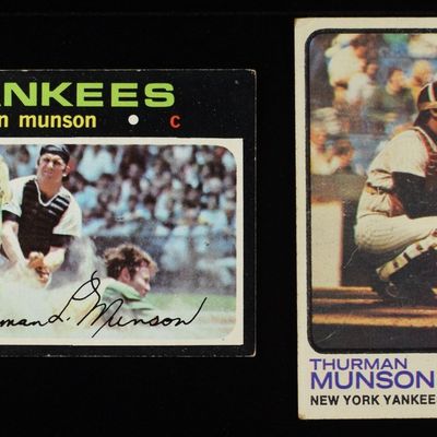 1971 & 1973 THURMAN MUNSON BASEBALL CARDS
