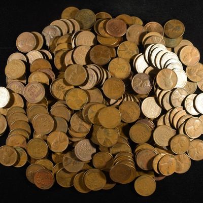 (250) WHEAT CENTS FROM THE 1930'S