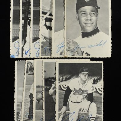 (11) 1969 TOPPS PHOTO CARDS, CLEMENTE, MARICHAL