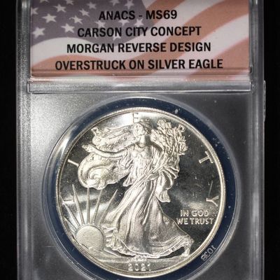 2021-CC CONCEPT DOLLAR 1 OZ 0.999 ANACS MS69