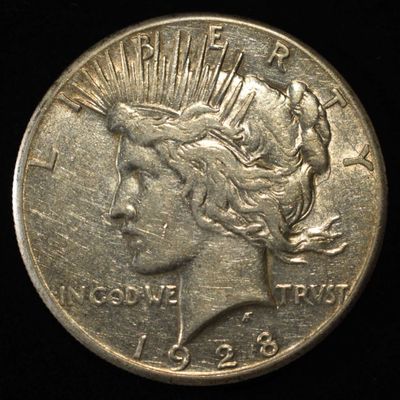 1928 PEACE DOLLAR XF