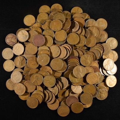 200 "S" MINT WHEAT CENTS