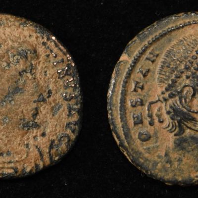 (2) ROMAN COINS, CONSTANTINE, CONSTANTIUS II