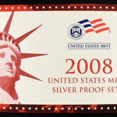 2008 SILVER PROOF SET INCOMPLETE