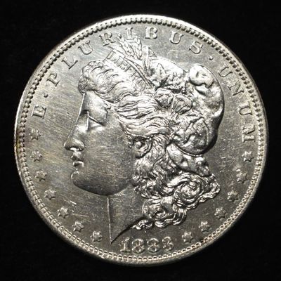 1883-S MORGAN DOLLAR AU/BU