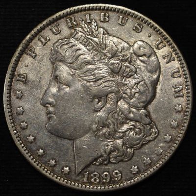 1899-O MICRO 'O' MORGAN DOLLAR AU