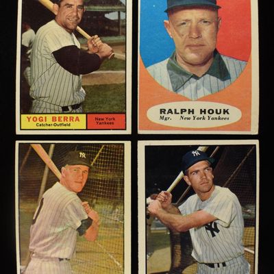 1961 TOPPS MLB #425, #265, #133 & #180