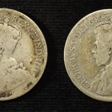 (4) 92.5% SILVER CANADIAN 25 CENTS