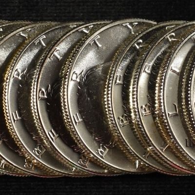 1965 KENNEDY HALF DOLLARS SMS ROLL
