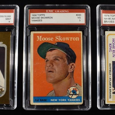 (3) EMC GRADING BASEBALL CARDS