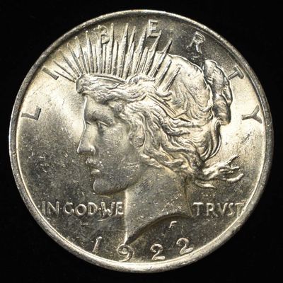 1922 PEACE DOLLAR CH BU
