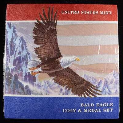 2008 BALD EAGLE COIN & MEDAL SET
