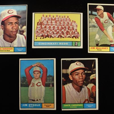 1961 TOPPS MLB #360, #249, #436, #328 & #244