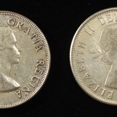 (4) 50C CANADIAN 92.5% SILVER