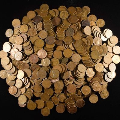 (500) WHEAT CENTS: MIXED DATES