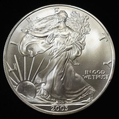 2003 AMERICAN SILVER EAGLE