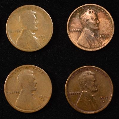 8 NICE EARLY SEMIKEY WHEAT CENTS
