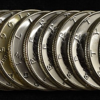1965 KENNEDY HALF DOLLARS SMS ROLL