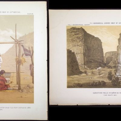 Emory & Wheeler - 6 Prints of Native Americans & American West