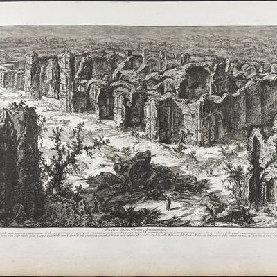 Piranesi, Folio - Ruins of the Antonine Baths [Rovine delle Terme Antoniniane]