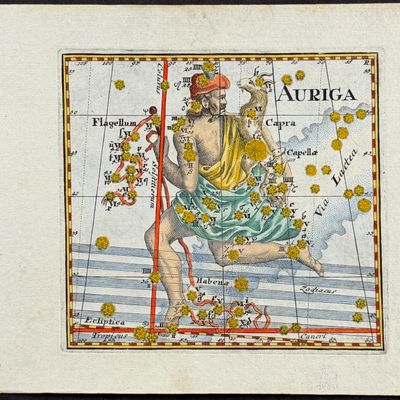 Thomas - Constellation or Celestial Chart of Auriga (the Charioteer)