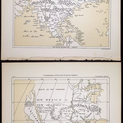 Emory & Wheeler - 5 Maps of the Americas