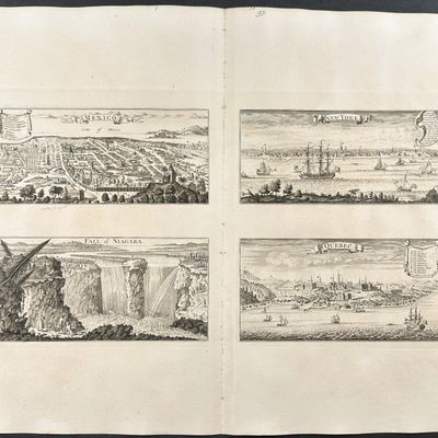 De L'Isle - Views of Mexico City, Niagara Falls, New York, and Quebec