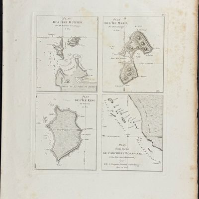 Peron & Freycinet - Maps of Islands off Australia [New Holland]