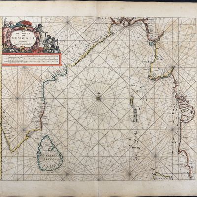 Doncker, pub. 1670 - Map of the Bay of Bengal