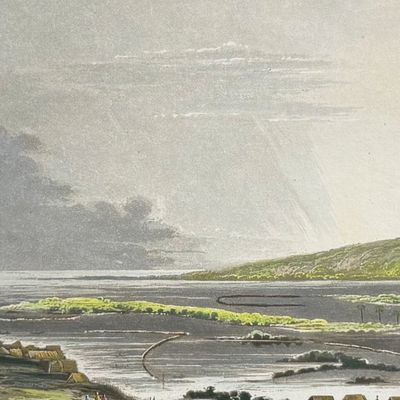 Byron, Hawaii - Fish Ponds at Honoruru, Oahu (Honolulu, Sandwich Islands)