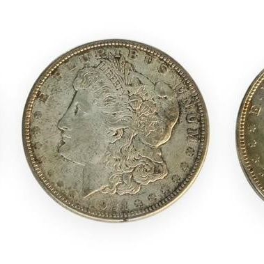 Sale Photo Thumbnail #46: (3) US Morgan Silver $1 Coins, 1921