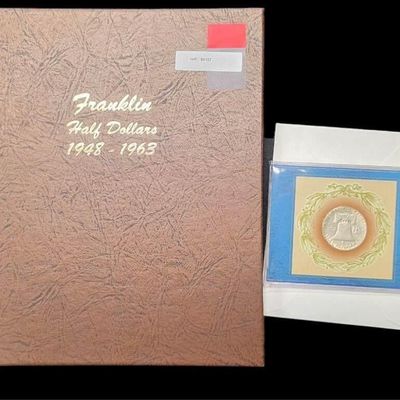 Sale Photo Thumbnail #106: Franklin Silver Half Dollar Collection. '48-'63