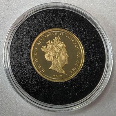 Sale Photo Thumbnail #84: 2018 Royal Wedding Unite 1/4oz Gold Coin, .999